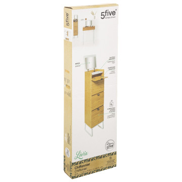 Chiffonnier en bambou Levia 5five - Le Dépôt Bailleul