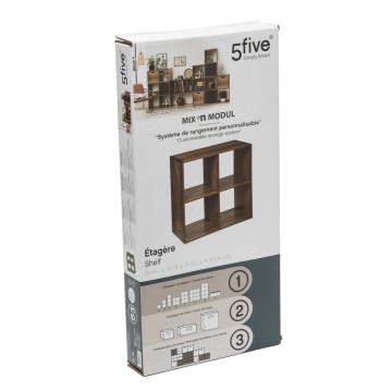 Etagère 4 cases Mix Indus 5five - Le Dépôt Bailleul