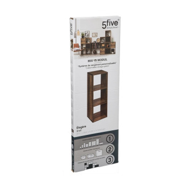 Etagère 3 cases Mix Indus 5five - Le Dépôt Bailleul