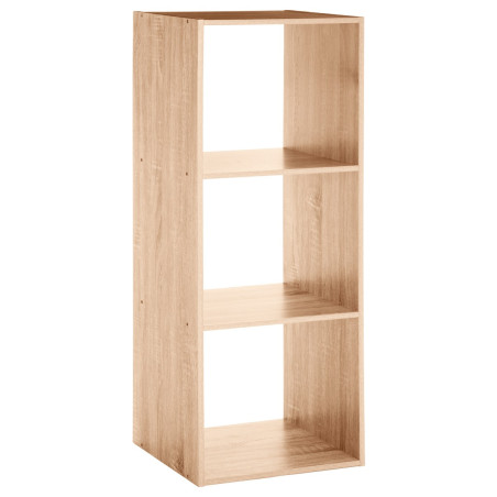 Etagère en bois 3 cases Mix coloris naturel 5five