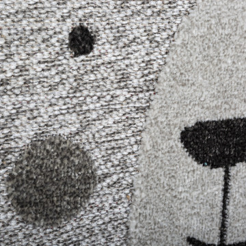 Tapis rond D80 Ours gris Atmosphera - Le Dépôt Bailleul