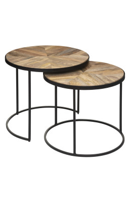 Set de 2 tables basses...