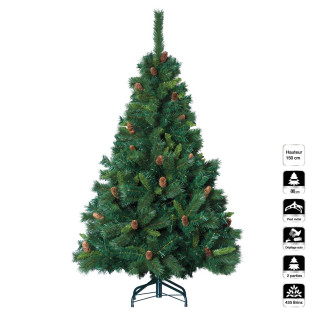 Sapin de Noël 150 cm vert...