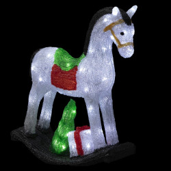 Cheval à bascule avec cadeau lumineux 40 cm - Le Dépôt Bailleul