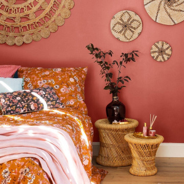 Set de 2 tables d'appoint en corde naturel Atmosphera - Le Dépôt Bailleul