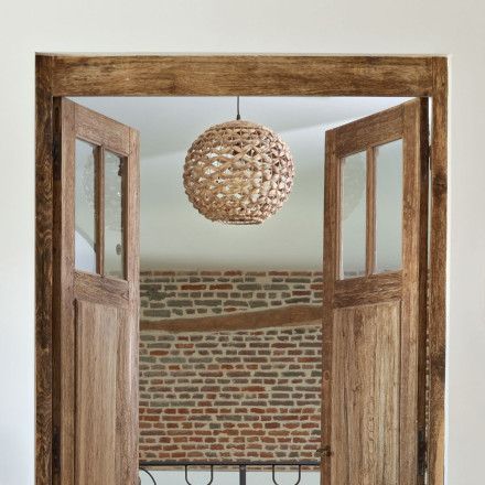 Suspension D38 fibre naturelle Sand Atmosphera - Le Dépôt Bailleul