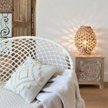 Lampe jacinthe Sand H40 Atmosphera - Le Dépôt Bailleul