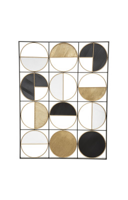 Déco murale 76x102 métal...