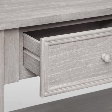 Console 2 tiroirs 2 étagères Charme Atmosphera - Le Dépôt Bailleul