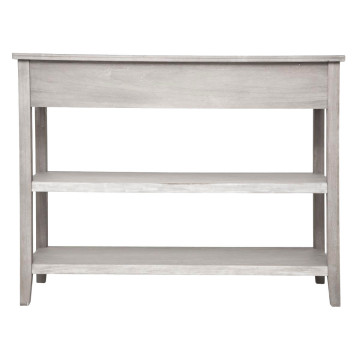 Console 2 tiroirs 2 étagères Charme Atmosphera - Le Dépôt Bailleul