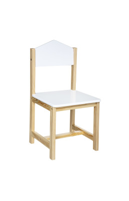 Chaise enfant maison blanc...