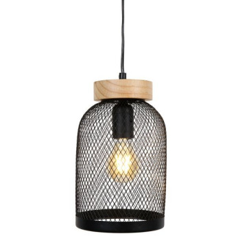 Suspension métal socle bois Ella Ostaria - Le Dépôt Bailleul