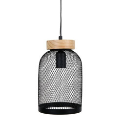 Suspension métal socle bois Ella Ostaria - Le Dépôt Bailleul