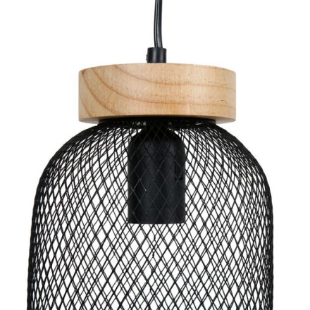 Suspension métal socle bois Ella Ostaria - Le Dépôt Bailleul