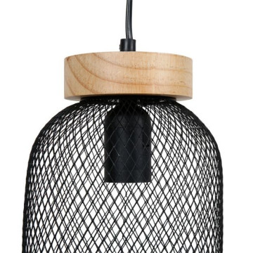 Suspension métal socle bois Ella Ostaria - Le Dépôt Bailleul