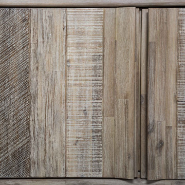 Buffet 3 portes en acacia Banila Atmosphera - Le Dépôt Bailleul