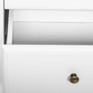 Console 2 tiroirs blanche Solen Atmosphera - Le Dépôt Bailleul