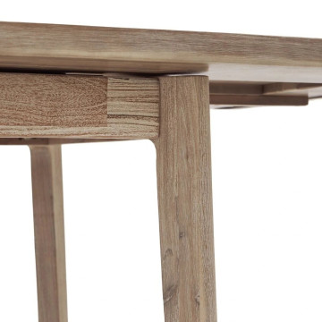 Table à manger extensible bois d'acacia Banila Atmosphera - Le Dépôt Bailleul