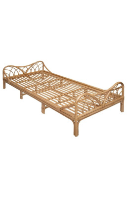 Lit enfant en rotin 90x190...