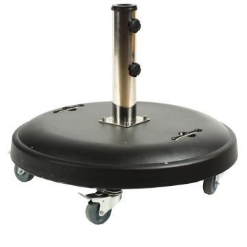 Pied de parasol 50 kg coloris noir Hespéride - Le Dépôt Bailleul