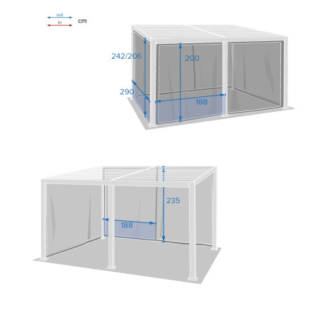 rideau pour tonnelle avila