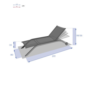 Transat Milenio gris galet et graphite Hespéride - Le Dépôt Bailleul