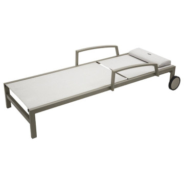 Transat multipositions Ocala noisette/tonka Hespéride -Dépôt Bailleul