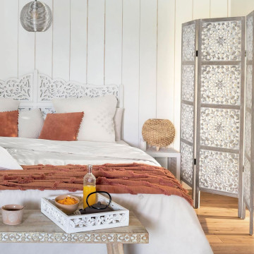 Paravent en bois Etnik ajouré Atmosphera - Le Dépôt Bailleul