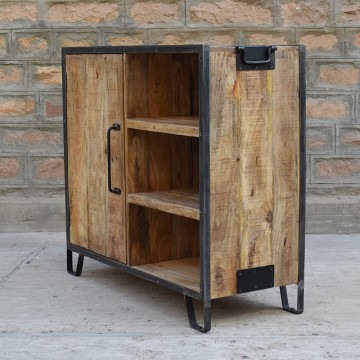 Buffet 1 porte 4 niches manguier - Le Dépôt Bailleul