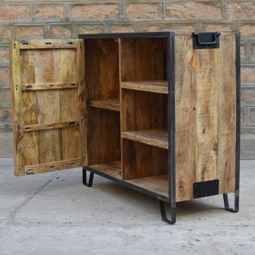 Buffet 1 porte 4 niches manguier - Le Dépôt Bailleul