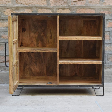 Buffet 1 porte 4 niches manguier - Le Dépôt Bailleul