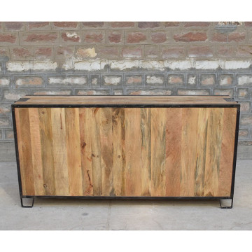 Buffet 2 portes 3 tiroirs manguier - Le Dépôt Bailleul