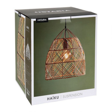 Suspension en bambou Haïku Ostaria - Le Dépôt Bailleul