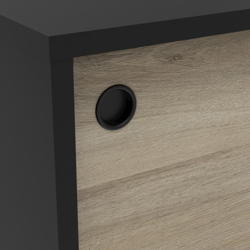 Meuble TV 1 porte coulissante Tomy - Le Dépôt Bailleul