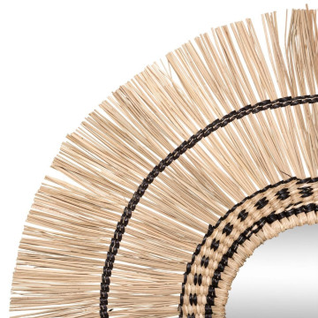 Miroir Laya roseau 60 cm Atmosphera - Le Dépôt Bailleul