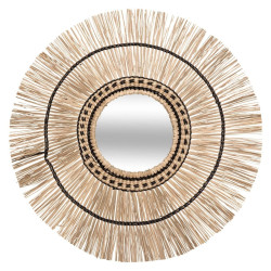 Miroir Laya roseau 60 cm Atmosphera - Le Dépôt Bailleul