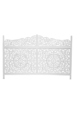 Tête de lit blanc ajouré...