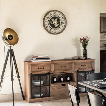 Horloge D57 métal méca Atmosphera - Le Dépôt Bailleul