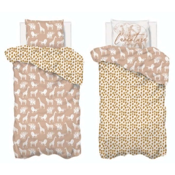 Parure de lit Savane 140x200 Atmosphera - Le Dépôt Bailleul