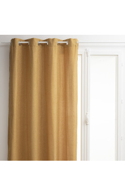 Rideau jacquard Tanis ocre...