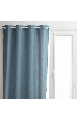 Rideau jacquard Tanis bleu...