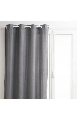Rideau jacquard Tanis gris...