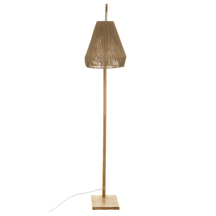 Lampadaire articulé Palm naturel H158 Atmosphera - Le Dépôt Bailleul