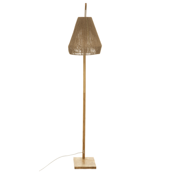 Lampadaire articulé Palm naturel H158 Atmosphera - Le Dépôt Bailleul