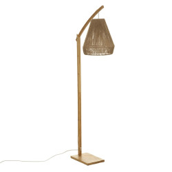 Lampadaire articulé Palm naturel H158 Atmosphera - Le Dépôt Bailleul