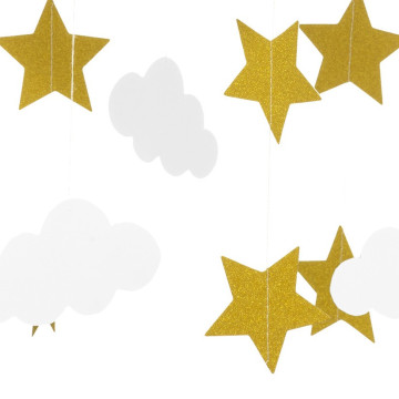 Suspension Nuages blanc et ocre Atmosphera - Le Dépôt Bailleul