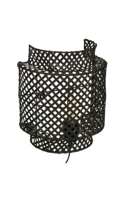 Applique bambou Liby noir...