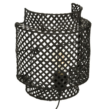 Applique bambou Liby noir D23 Atmosphera - Le Dépôt Bailleul