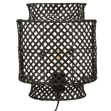 Applique bambou Liby noir D23 Atmosphera - Le Dépôt Bailleul