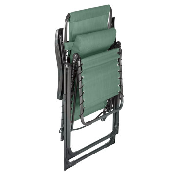 Fauteuil détente d'extérieur Hespéride Silos vert olive - Le dépôt Bailleul
